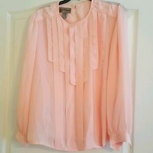 Sheridan Square Size 14 Pink Blouse